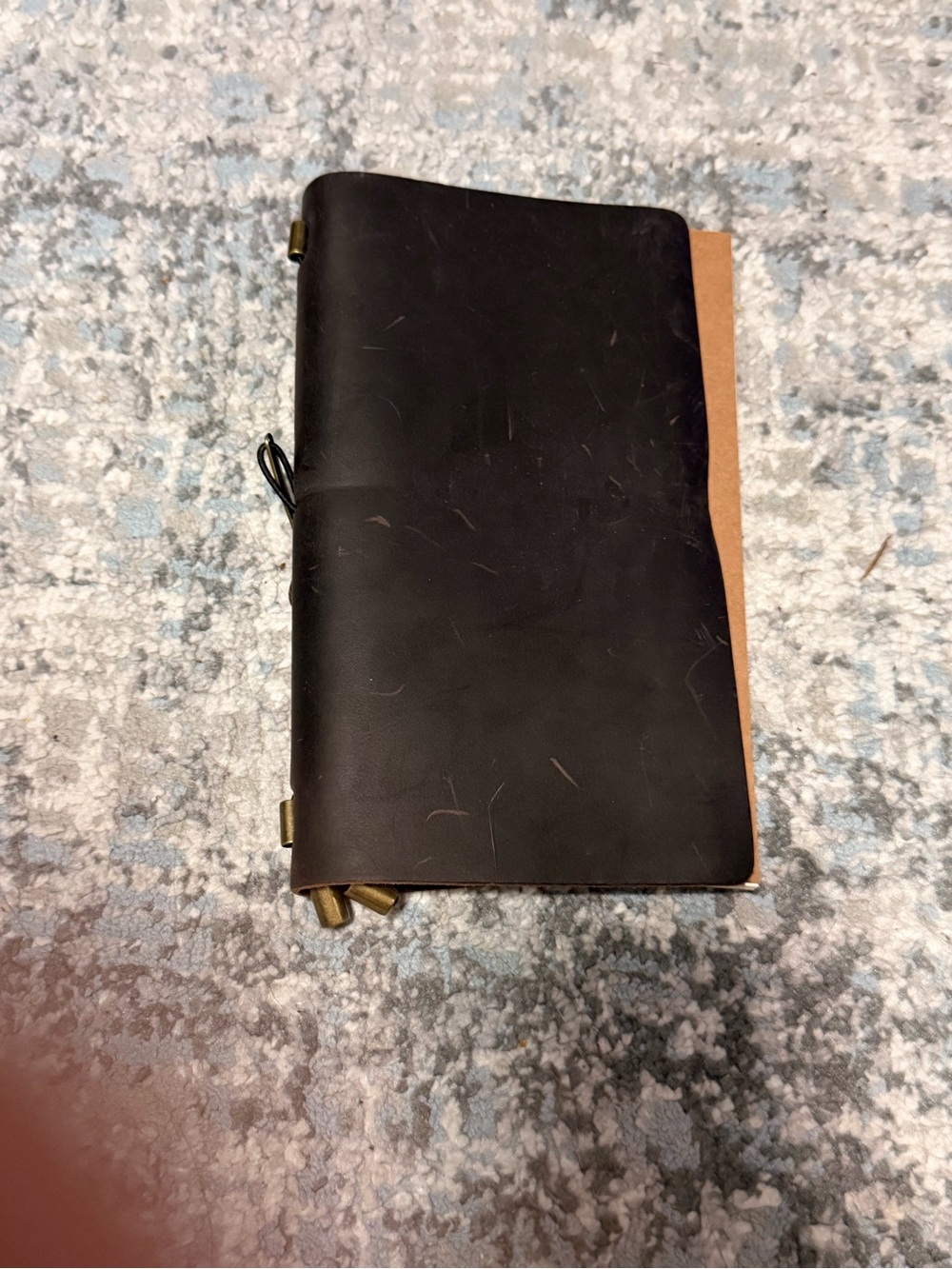 Robrasim Leather Travel Journal Cover - Brown
